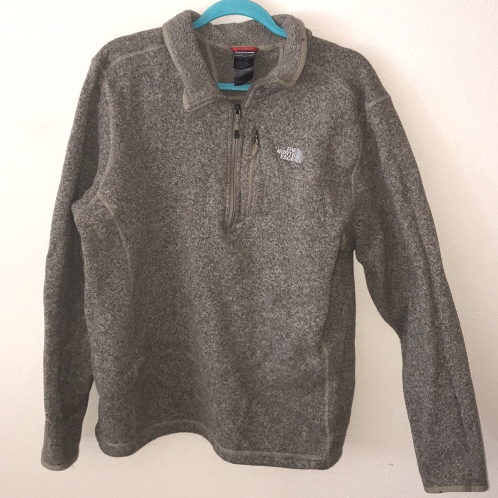 North face 1/4 zip sweatshirt